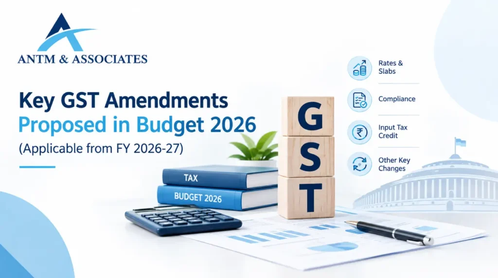 Key GST Amendments Proposed in Budget 2026 (Applicable from FY 2026-27)